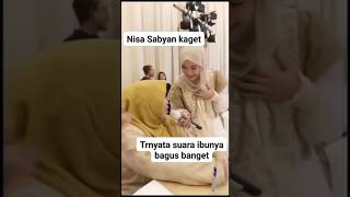 Suaranya bikin Nissa sabyan terkejut pengajian [upl. by Dlorag536]