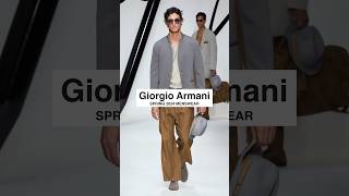 Giorgio Armani Spring 2024 Menswear  Fashion Trend giorgioarmani armani [upl. by Schweitzer]