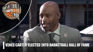 Vince Carter says being elected into the 2024 Basketball Hall of Fame Class is a ‘surreal’ moment [upl. by Daht900]