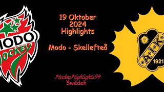 MODO VS SKELLEFTEÅ  19 OKTOBER 2024  SHL  HIGHLIGHTS [upl. by Llerahc]