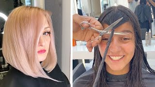 New Short Bob Hairstyles For 2023  The Most Beautiful Hairstyles For Women You Should Know [upl. by Berriman]