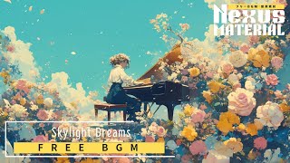 【フリーBGM】都会の夜景と共に聴きたい、洗練されたジャズ曲「Skylight Dreams」｜商用利用可｜Lofiチル作業用勉強集中カフェミュージックおしゃれ [upl. by Cappello]