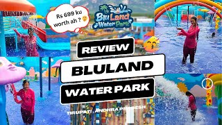 Bluland water park tirupati 🌊  price and full details 😻  blulandwaterpark [upl. by Otipaga464]