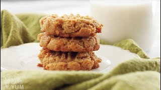 Gluten Free Low Carb Peanut Butter Cookies Recipe [upl. by Leslee]