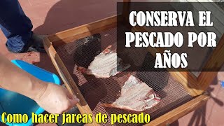 CONSERVAR el pescado SIN NEVERA por MUCHO TIEMPO  Cómo hacer JAREAS de pescado  usar DESHIDRATADOR [upl. by Elston]