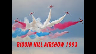 BIGGIN HILL AIRSHOW 20 06 1993  VERY RARE FOOTAGE [upl. by Verney243]