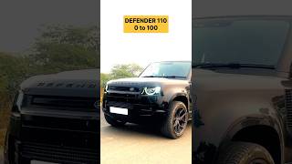 DEFENDER 110 acceleration 0100 Km 😮 defender defender110 landroverdefender cars ytshorts [upl. by Oletha769]