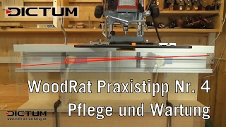 wwwWoodRatde Praxistipp Nr 4 Pflege und Wartung der WoodRat [upl. by Eirbua]