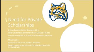 Need for Private Scholarships [upl. by Enecnarf]