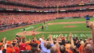 2014 ALDS Game 2 Delmon Young Gives Os The Lead [upl. by Heiner]