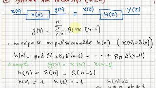 Les signaux numérique  Systéme causal anticausal non causal récursifs et non récursifs [upl. by Strephon641]