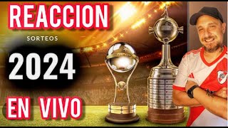 VIVO Reacción SORTEO Conmebol Libertadores 2024 [upl. by Clementina]