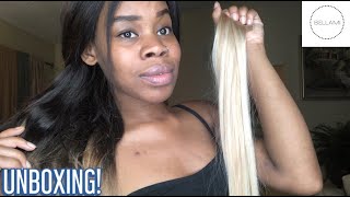 BELLAMI HAIR EXTENSION REVIEW  Butter Blonde [upl. by Brasca]