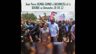 JeanPierre BEMBA GOMBO FAIT TOMBER BASANKUSU et à BOENDE dans le cadre de litinerance fourmis [upl. by Auqenahs]