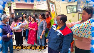 Welcoming Newborn Baby Home VLOG 😇 Junior Coming Home 😍❤️ Grand Surprise Celebration 🥳🤩 [upl. by Cayser]