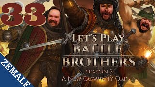 33  Battle Brothers Season 2  Day 128  A New Company Origin  Old Timers [upl. by Doughman822]