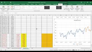 ESTADÍSTICA EN EXCEL PRONÓSTICO DE VENTAS CONSIDERANDO LA TENDENCIA ESTACIONALIDAD E INTERVALOS HD [upl. by Htiekal]