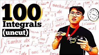 100 integrals world record [upl. by Banyaz]