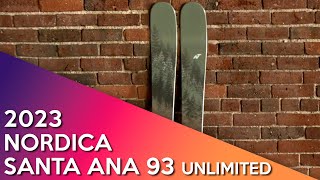 2023 Nordica Santa Ana 93 Unlimited  Ski Review [upl. by Byrom144]