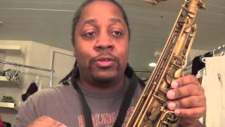 Tenor Sax Altissimo B Blues Scale 4 Octaves [upl. by Lowell]