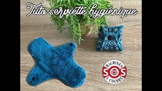 Tuto serviette hygiénique [upl. by Drofnelg]