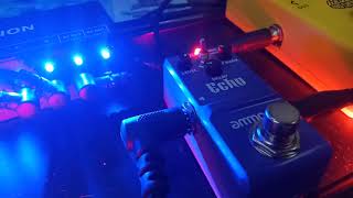 Ammoon Delay Echo Nano Pedal Demo [upl. by Anid646]