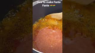 How to make the authentic Ghanaian 🇬🇭Fante Fante  Fisherman’s stew food easy ghanafood [upl. by Aihsas]