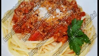 Spaghetti Bolognese Rezept  Total lecker und total einfach [upl. by Lletnom]