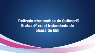 CUTIMED  Retirada atraumática de Cutimed Sorbact en el tratamiento de úlcera de EEII [upl. by Nagaem118]