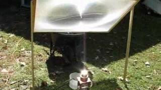 Solarpowered homebuilt Stirling engine [upl. by Ydac408]