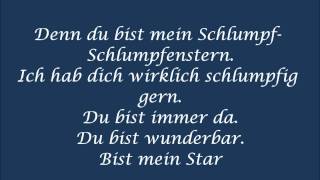 Die Schlümpfe  Schlumpfenstern  Lyrics [upl. by Akin794]