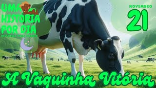 🎧UMA HISTÓRIA POR DIA  ÁUDIO LIVRO INFANTIL PARA DORMIR  21 DE NOVEMBRO  A VAQUINHA VITÓRIA [upl. by Eran466]