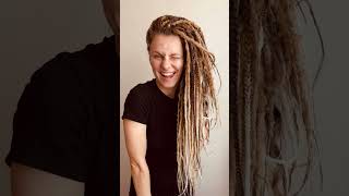 Handmade dreadlocks dreads dreadslocks hairstyle dreadlockhairstyles dreadlocks beadlocks [upl. by Oaoj20]