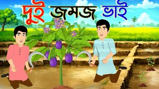 দুই জমজ ভাই  Bengali Golpo  Bangladeshi Cartoon  New Animation Bangla Cartoon 2024 [upl. by Nady]