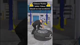 chinese workers work accident [upl. by Llenrrad70]