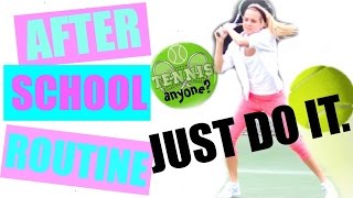 After School Routine GRWM Tennis Outfit 🎾 Tennis Workout 🎾 [upl. by Egwin]