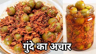 Gunde Ka Achar  Lasode Ka Achar  Rajasthani Gunda Pickle Recipe  Pickle Recipe  गुंदे का अचार [upl. by Minoru]