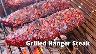 Grilled Hanger Steaks  Recipe for Grilling Hanger Steaks on Grilla Kong [upl. by Sanson]