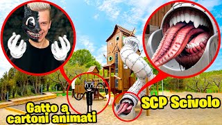 SCP SLIDE vs CARTOON CAT Bruno Carnivorous Slide SCP lo ha mangiato [upl. by Marder]