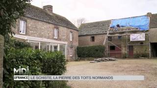 LE FEUILLETON  Le schiste la pierre des toits normands [upl. by Adyeren]