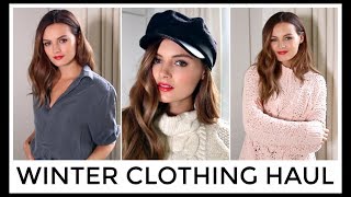 WINTER TRY ON CLOTHING HAUL  Niomi Smart [upl. by Anaira]