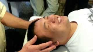 Osteopathic Cranial Sacral Basic Course Vault Flexion Hold 1 [upl. by Ceil]