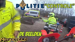 BEELDEN WOKSTATUS  BROMMER OP DE ROLLERBANK BIJ POLITIE CONTROLE [upl. by Otrebmal75]