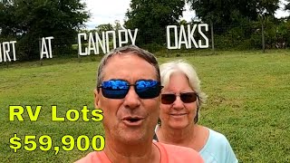 Resort at Canopy Oaks Tour  RV Lots are For Sale [upl. by Aney]