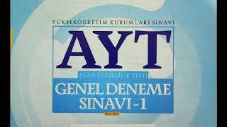 2024 TÜRKİYE GENELİ AYT1 KİMYA ÇÖZÜMLERİ [upl. by Akinal]