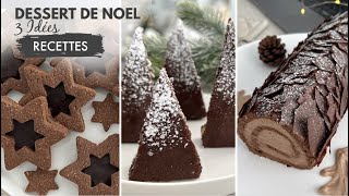 RECETTES DE NOEL  3 idées simples rapides de dessert  petit budget amp Meal Prep ✨ [upl. by Enilorac]