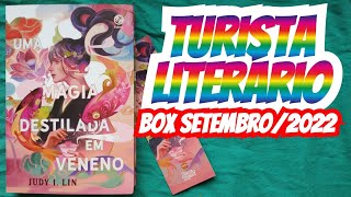 Turista Literário box setembro2022 quotUma Magia Destilada em Venenoquot overview [upl. by Nauqit]