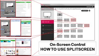 LG OnScreen Control amp Split Screen installation amp usage  Windows 10 [upl. by Ace]