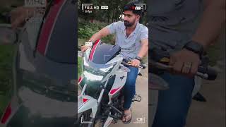 Apache RTR 160 cc 2v BS7 white 🤍🔥youtube shortsviral shortsfeed shorts shortvideo short [upl. by Ymar324]