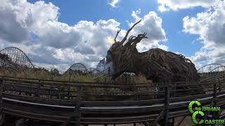 Colossos  Kampf der Giganten  Heide Park Soltau  4K Impressionen [upl. by Mali]